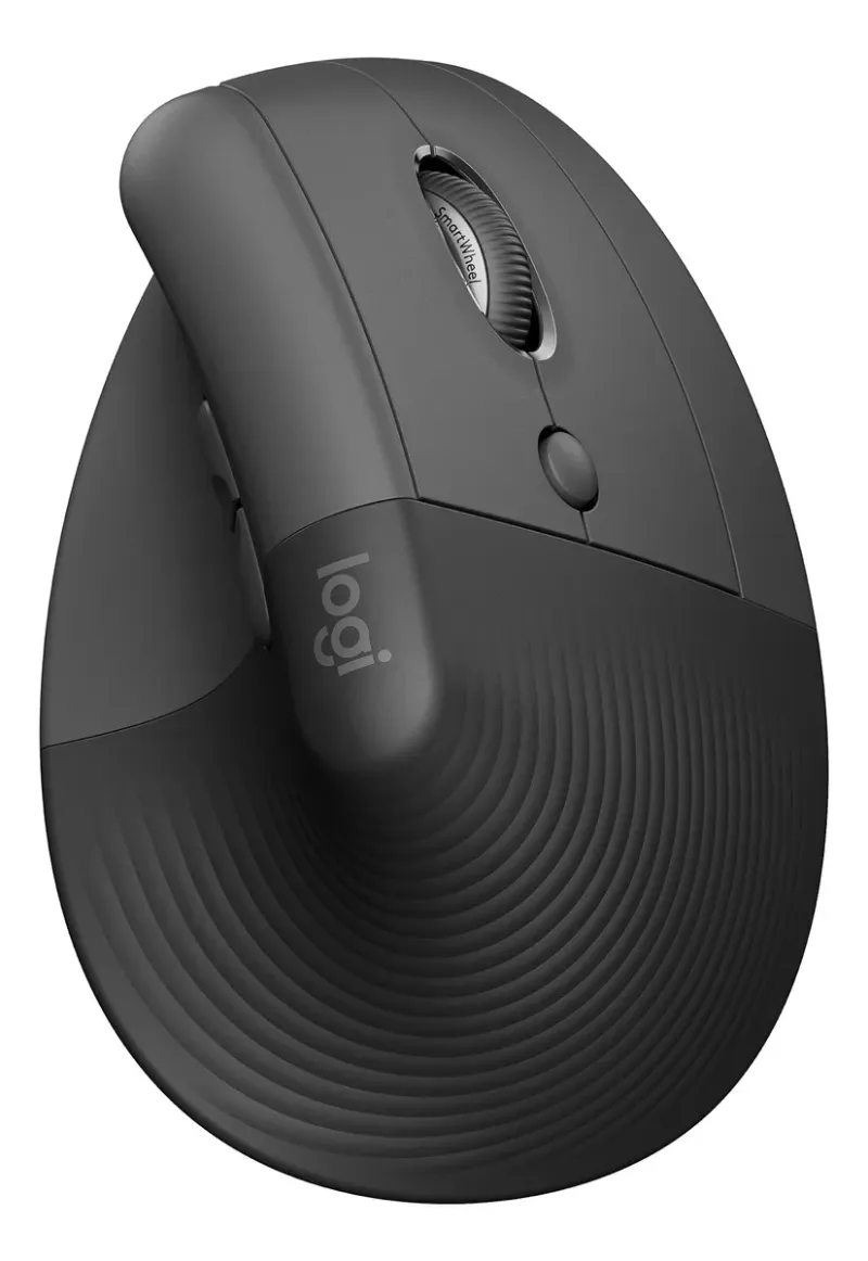 Imagem do produto: Mouse Sem Fio Logitech Lift Vertical - Grafite