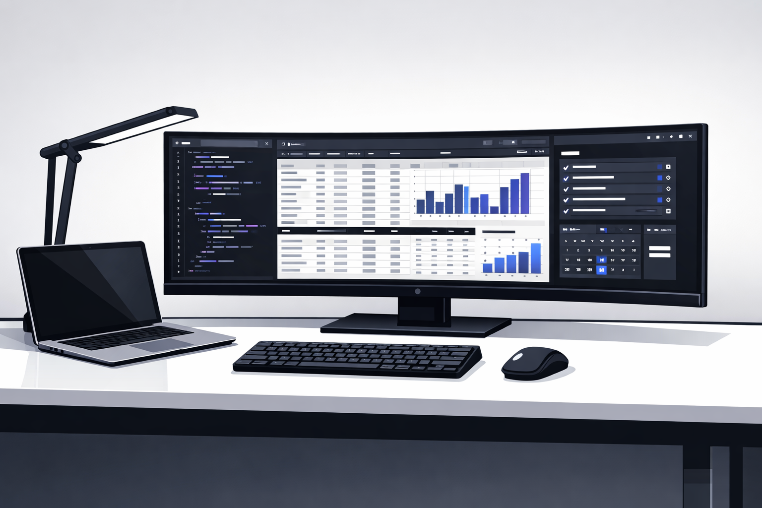 3 monitores ultrawide custo-benefício para produtividade em 2026